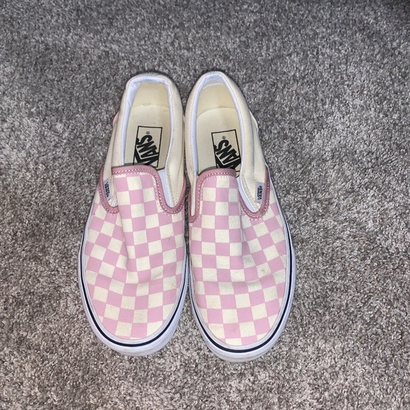 Vans Shoes - Pink Checkered vans
